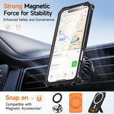 New 3-In-1 Drop-Proof Phone Case with Magnetic Stand for IPhone