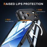 Outdoor Clear Magnetic Charging Shockproof Case for iPhone