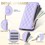Leather Cardslot Magnetic Flip Wallet Case for Samsung