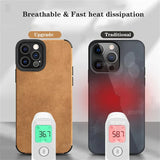 Advanced Business Suede Anti-slip Phone Case For iPhone