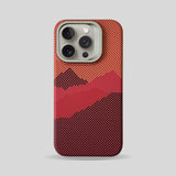 Camera Metal Holder Carbon Fiber Magnetic Case For iPhone