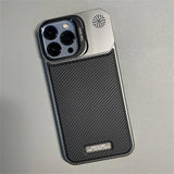 Carbon Fiber Pattern Frameless Magnetic Case for iPhone