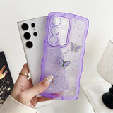 Cartoon Butterfly Glitter Case for Samsung