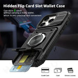 Anti-fall Shockproof Armor Case for iPhone Ring Stand Case For iPhone