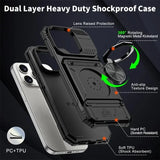 Anti-fall Shockproof Armor Case for iPhone Ring Stand Case For iPhone