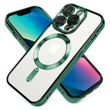 Clear Plating  Magnetic Case For iphone