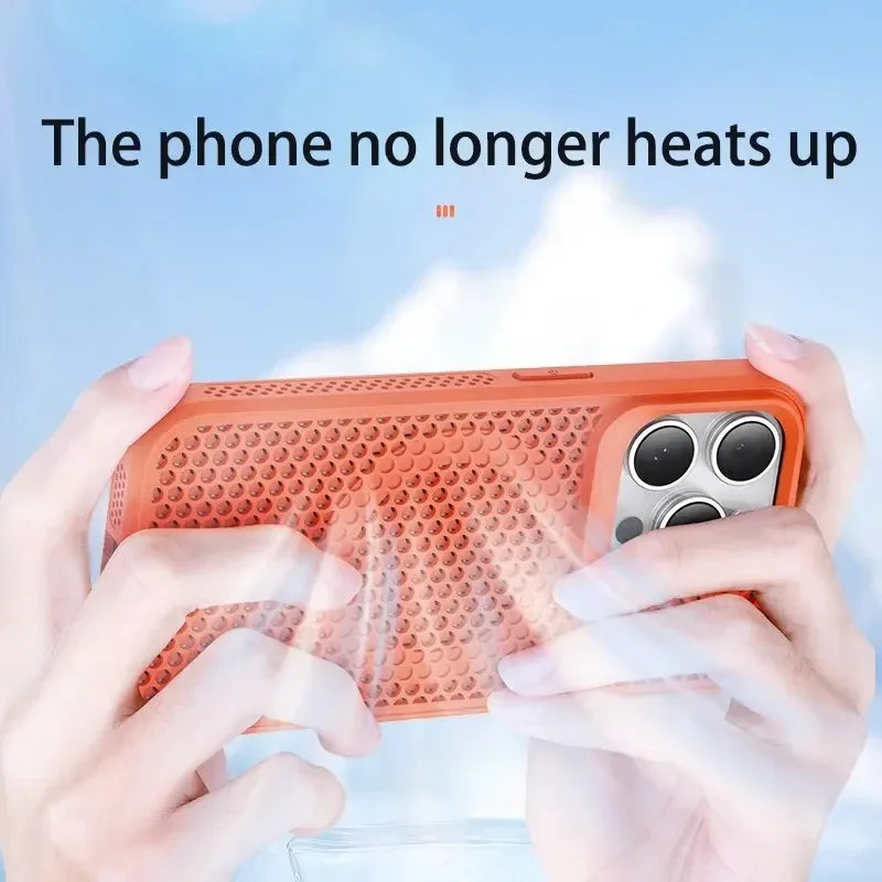 Cooling Heat Dissipation Magnetic Phone Case For iPhone