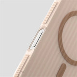 Corrugated Pattern Non-slip Magnetic Matte Case For iPhone