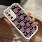 Cute Love Heart Couples Protection Case For Samsung