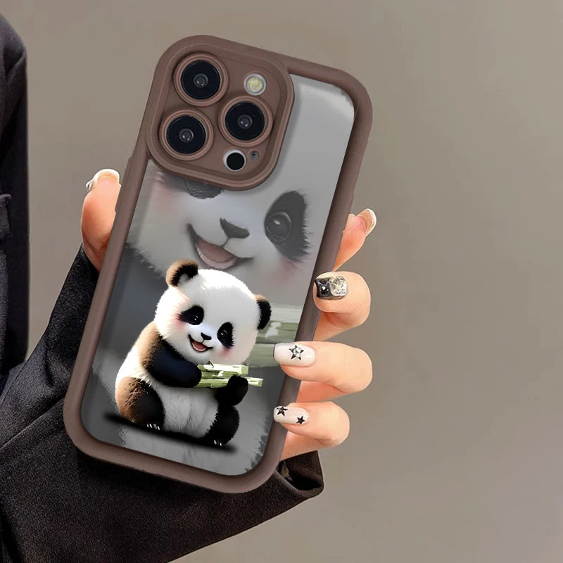 Cute Panda Case For iPhone