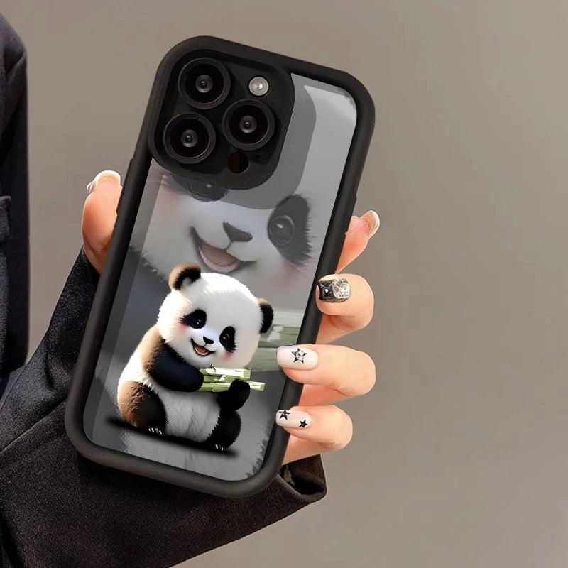 Cute Panda Case For iPhone