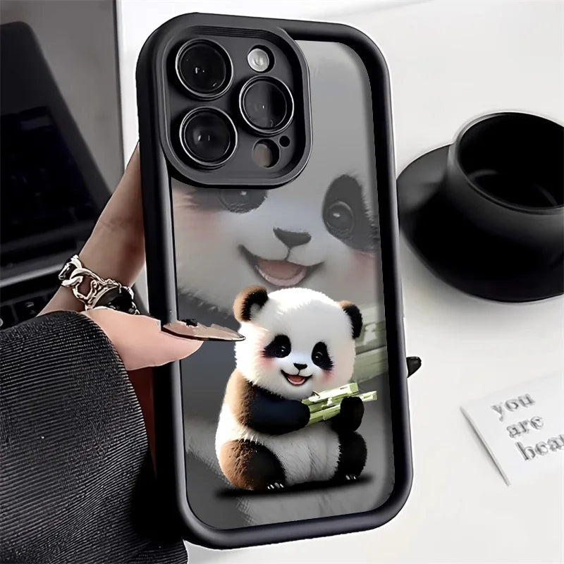 Cute Panda Case For iPhone