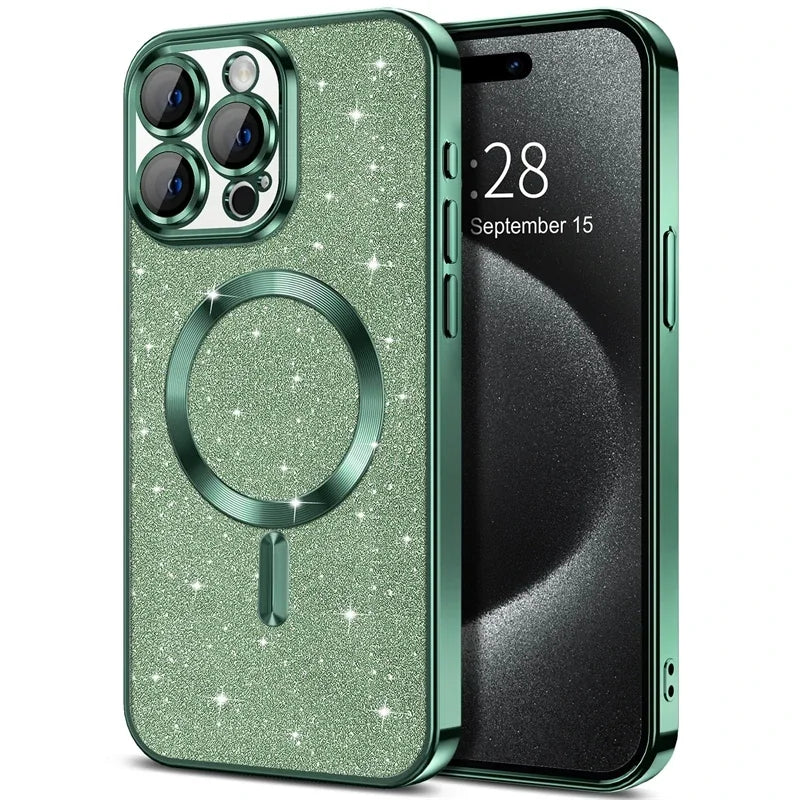 Electroplate With Lens Protector Phone Case For iPhone