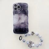 Fashion Ink Halo Dyed Phone Case with Bracelet for iphone