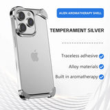 Irregular Titanium Alloy Bumper Borderless Case for iPhone