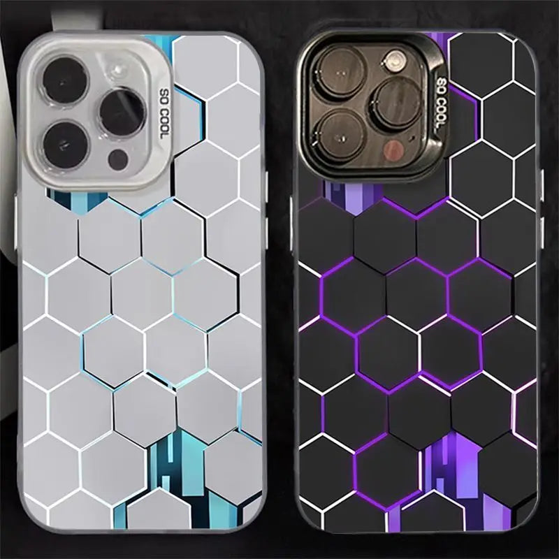 Luxury Honeycomb Phone Case For iPhone