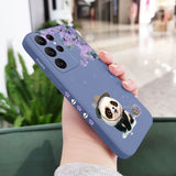 Flower Panda Phone Case For Samsung