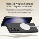 Liquid Silicone Magnetic Wireless Charge Soft Case For Samsung