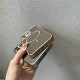 Magnetic Carbon Fiber Case For iPhone