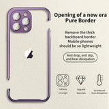 Pure Frame Glass Camera Protector Case for iPhone