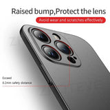 For iPhone 16 15 14 13 12 Pro Max Case ZROTEVE Slim Matte Hard PC Cover