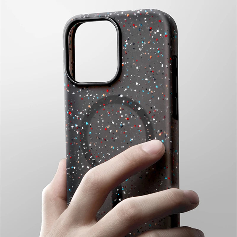 Translucent Magnetic Soft Silicone Phone Case For iPhone