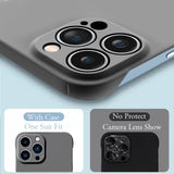 Frameless Smooth With Camera Protection Shockproof Case for iPhone