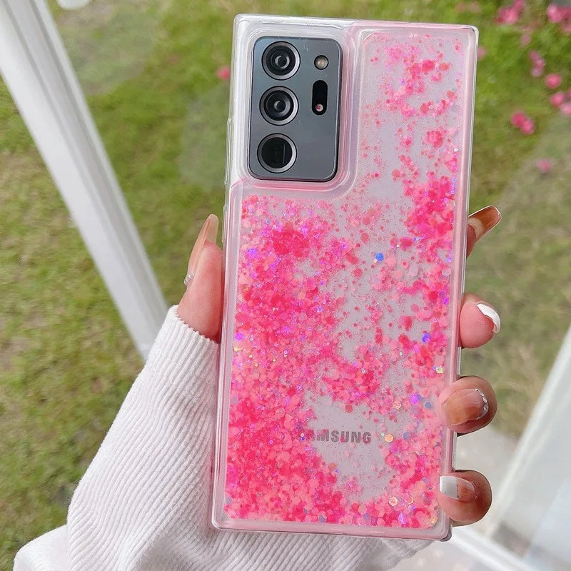 Glitter Luminous Quicksand Case for Samsung