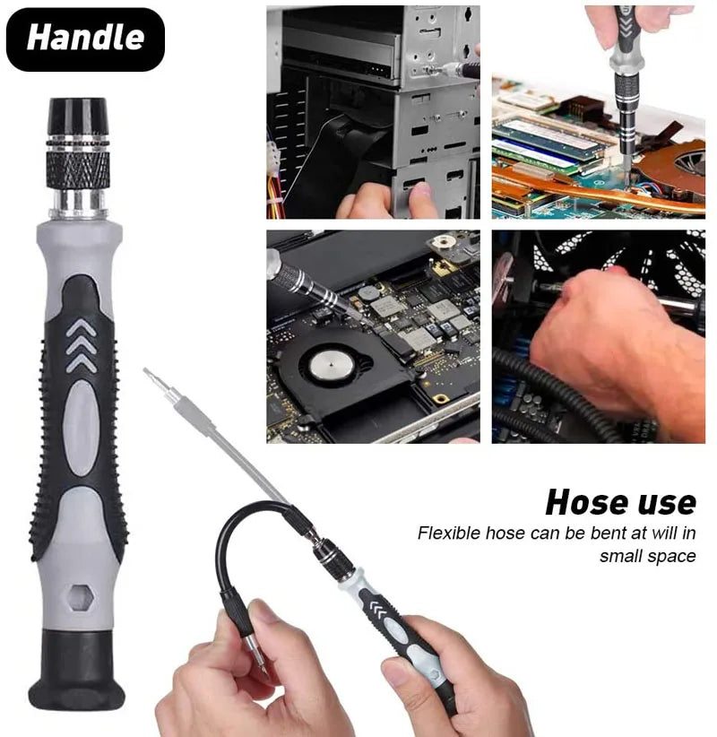 Labor-Saving Ratchet Screwdriver Set Household Combination Toolbox