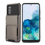 Armor Card Slot Flip Wallet Case for Samsung