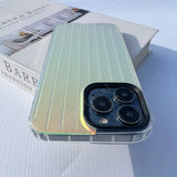 Hard 3D Stripe Laser Case For iPhone