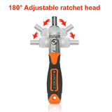 Labor-Saving Ratchet Screwdriver Set Household Combination Toolbox