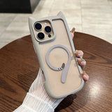 Cute Cat Ear Magnetic Case for iPhone