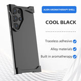 Irregular Metal Aluminum Cooling Phone Case For Samsung