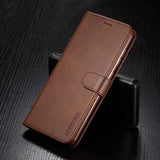 Business Leather Wallet Case for Samsung