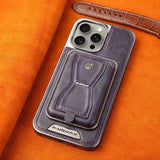 Leather Wallet Stand Phone Case For iPhone