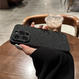 Luxury Glitter Leather Skin Case for iPhone