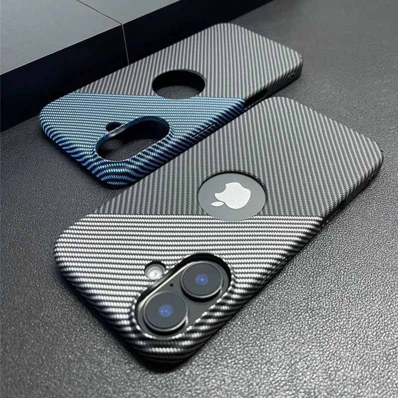 Carbon Fiber Pattern Ultra Thin Case For iPhone