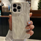 Luxury Chic Wrinkled Soft Silicone Phone Case For iphone