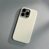 Luxury Corrugated Pattern Matte Hard PC Case For iPhone