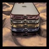 Luxury Electroplate Transparent Case For iPhone