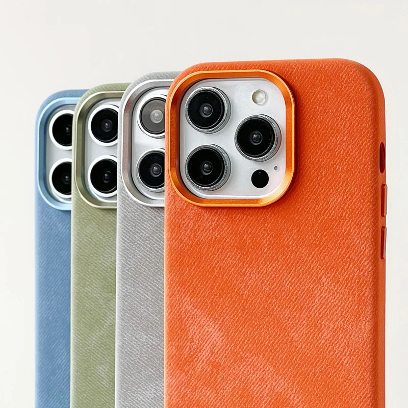 Luxury Flannel Magnetic Phone Case For iPhone