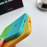 For Magnetic Gradient Silicone Shockproof Case for iPhone