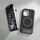 Luxury Heat Dissipation Breathable Magnetic Case For iPhone