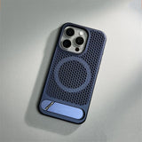 Luxury Heat Dissipation Breathable Magnetic Case For iPhone