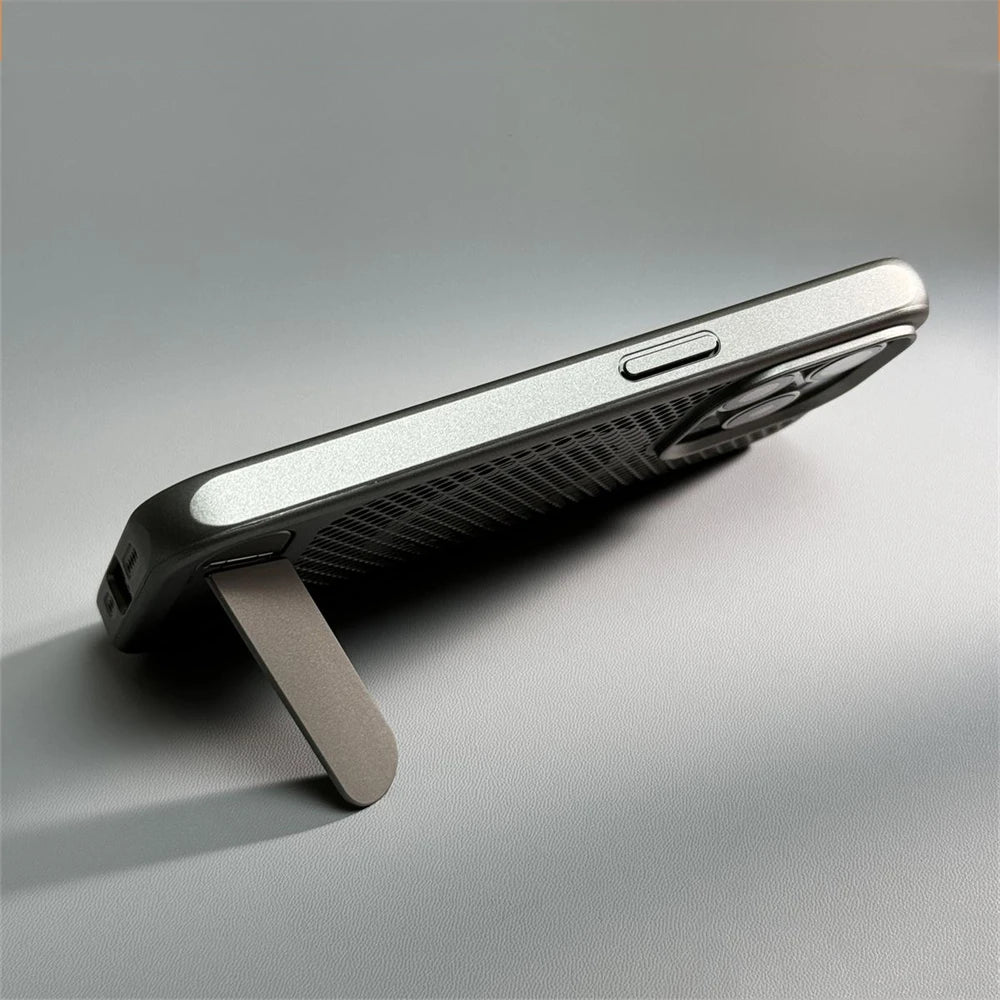 Luxury Heat Dissipation Breathable Magnetic Case For iPhone