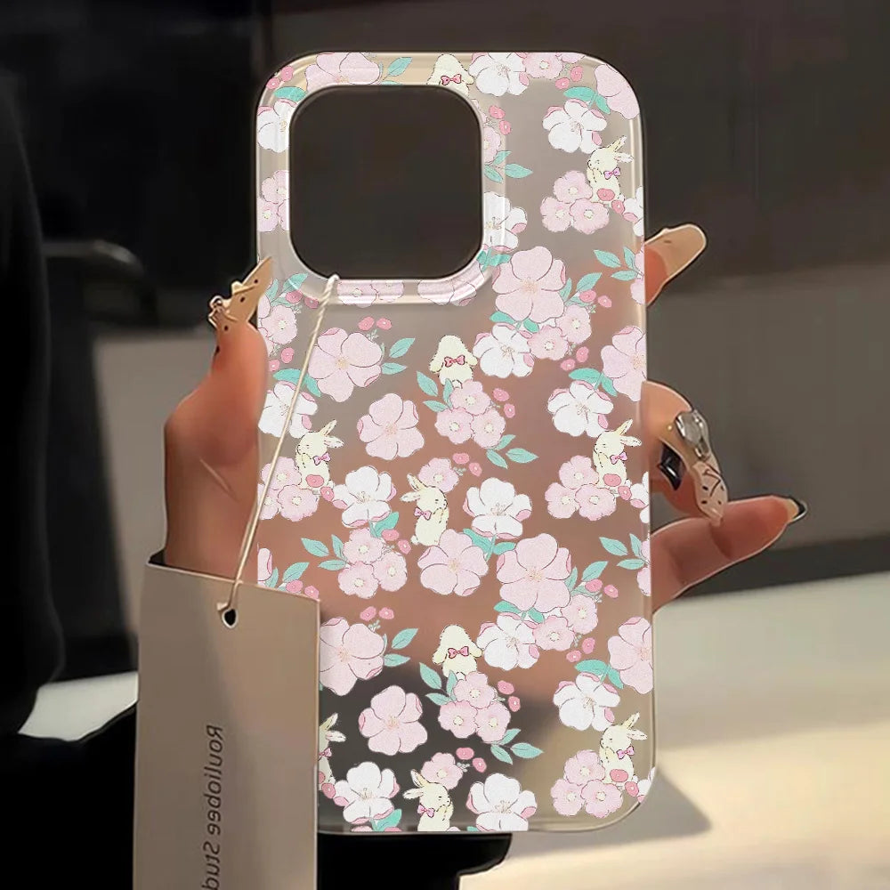 Luxury Flowers Phone Case For iPhone