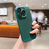 Luxury Slim Cooling With Lens protector Phone Case For iPhone