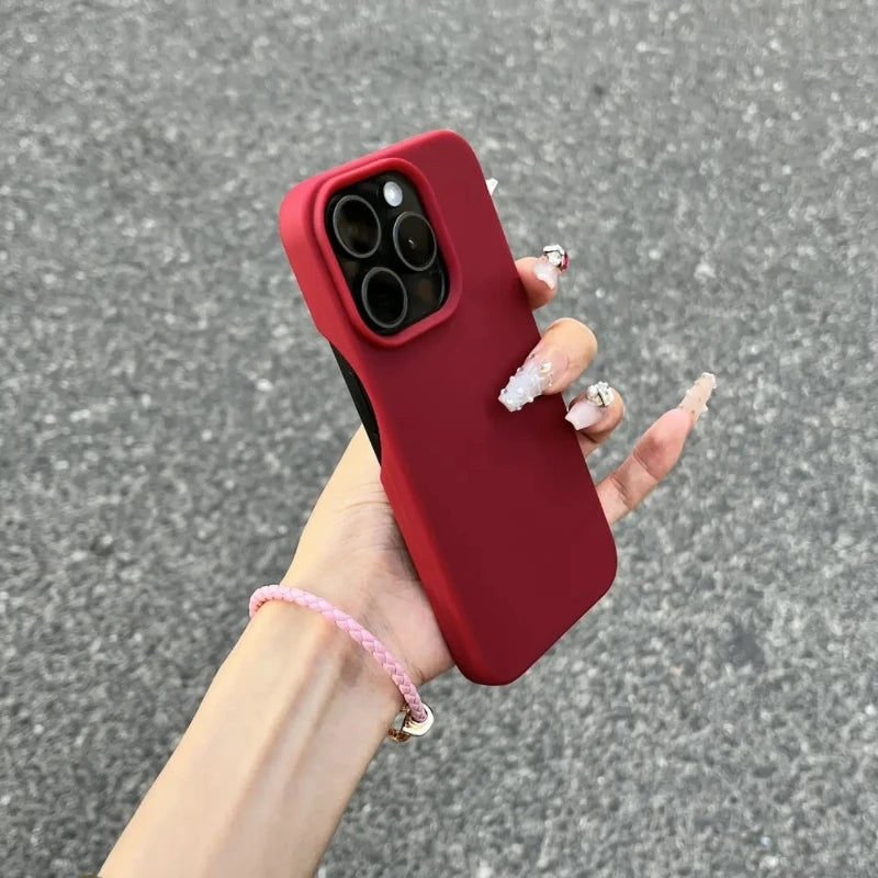 Frameless Cooling Soft Silicone Phone Case For iPhone