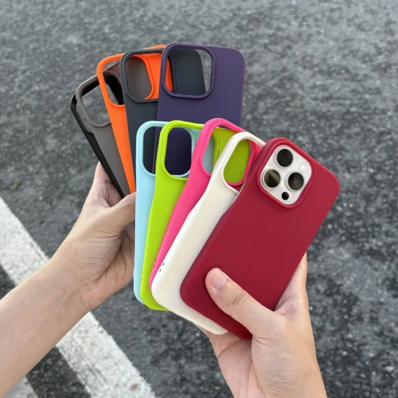 Frameless Cooling Soft Silicone Phone Case For iPhone